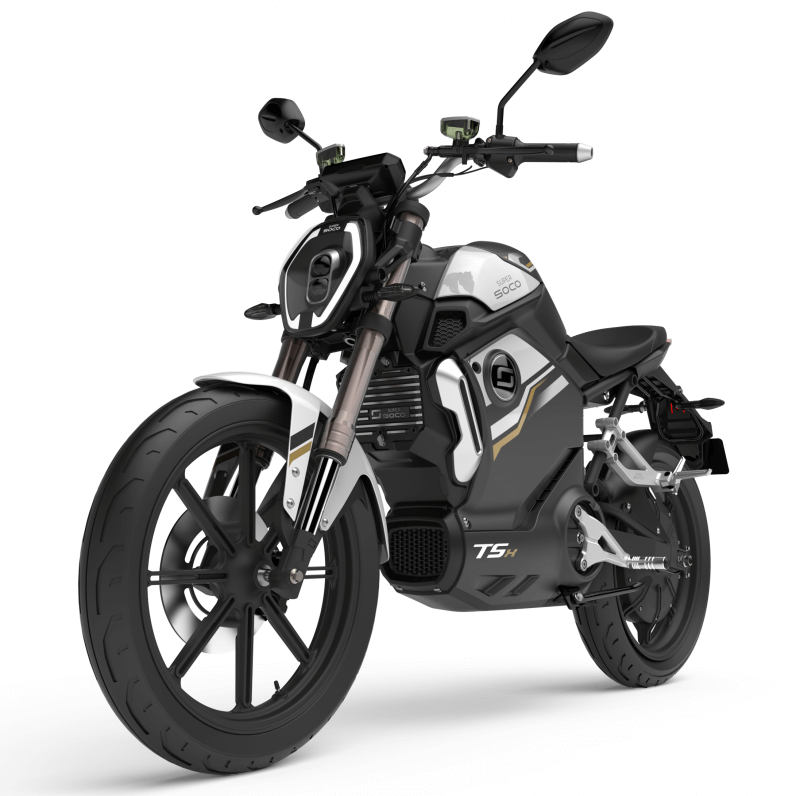 Электромотоцикл WHITE SIBERIA SUPER SOCO TSX